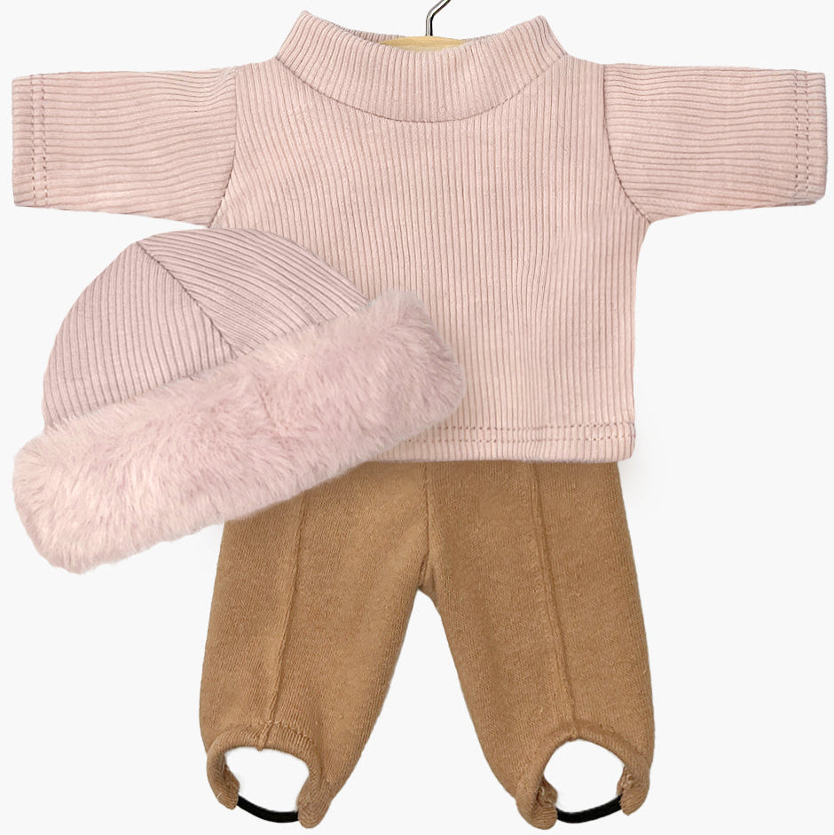 US stockist of Minikane's 3pc Leggings Set in Petal