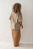 US stockist of Illoura the Label's Cocoa Stripe Basic Tee
