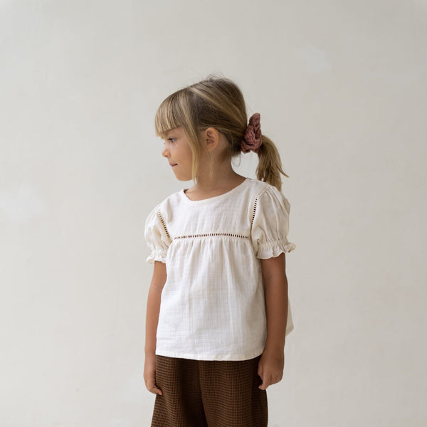 US stockist of Illoura the Label's Ecru Clover Blouse