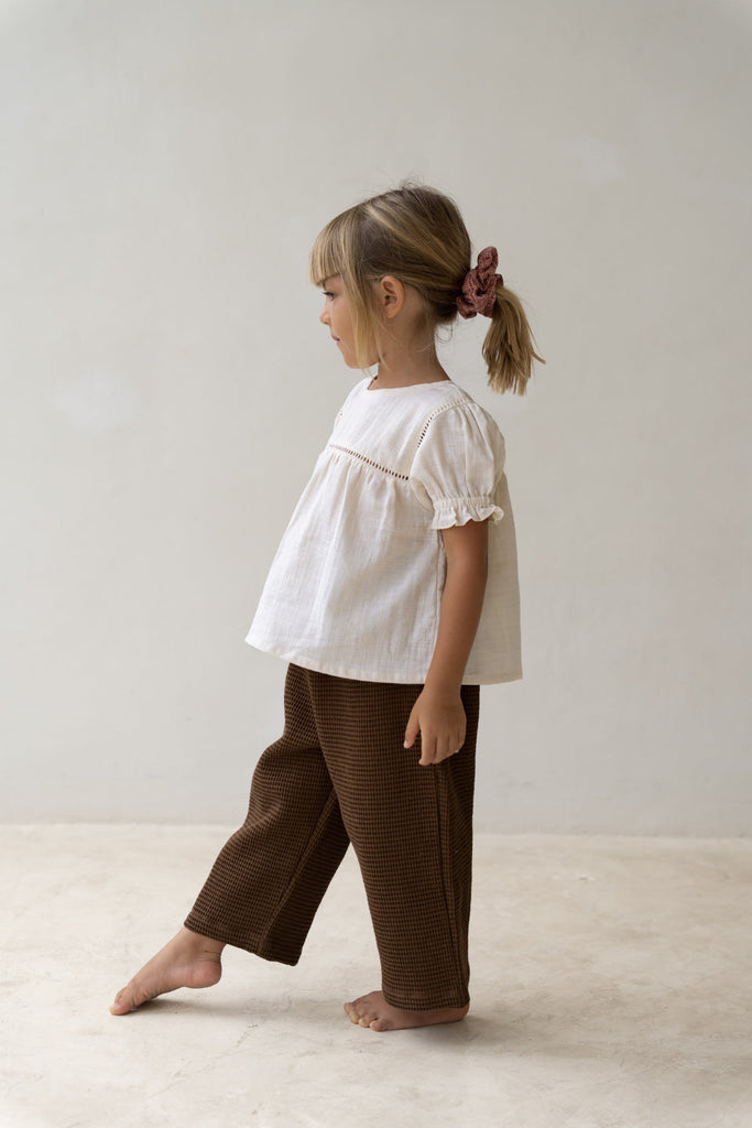 US stockist of Illoura the Label's Ecru Clover Blouse