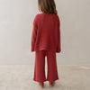 US stockist of Illoura the Label's 3/4 Essential Knit Pants in Brick