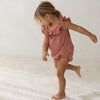 US stockist of Illoura the Label's Red Plaid Pip Romper