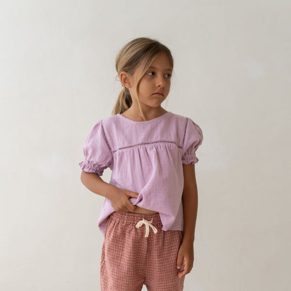US stockist of Illoura the Label's Red Plaid Thea Shorts