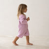 US stockist of Illoura the Label's Mauve Stripe Essential Knit Romper