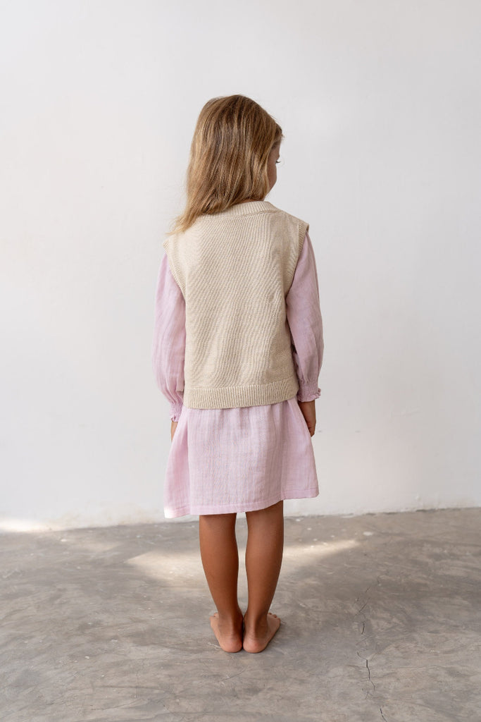 US stockist of Illoura the Label's Natural Knit Vest