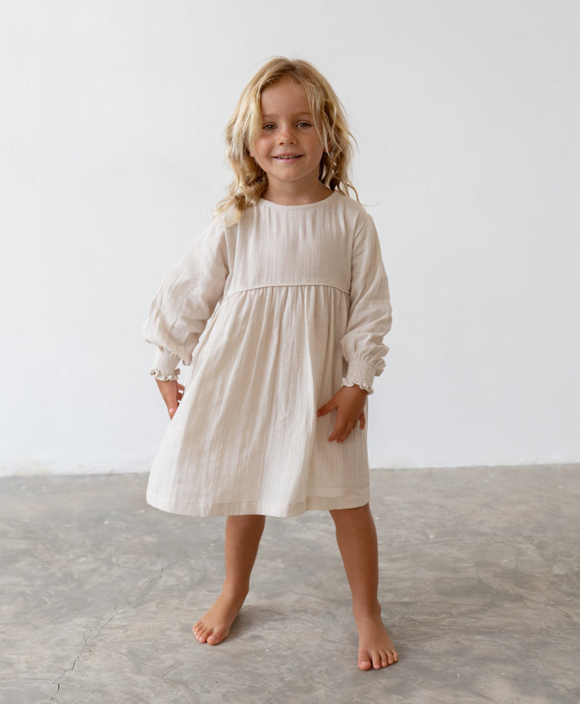 US stockist of Illoura the Label's Yumi Dress - Natural