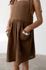 US stockist of Illoura the Label's Luna Pinafore in Cocoa