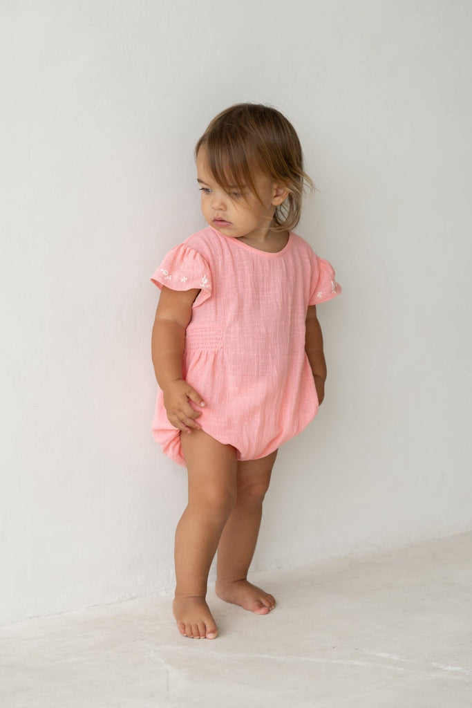 US stockist of Illoura the Label's Coral Blossom Romper