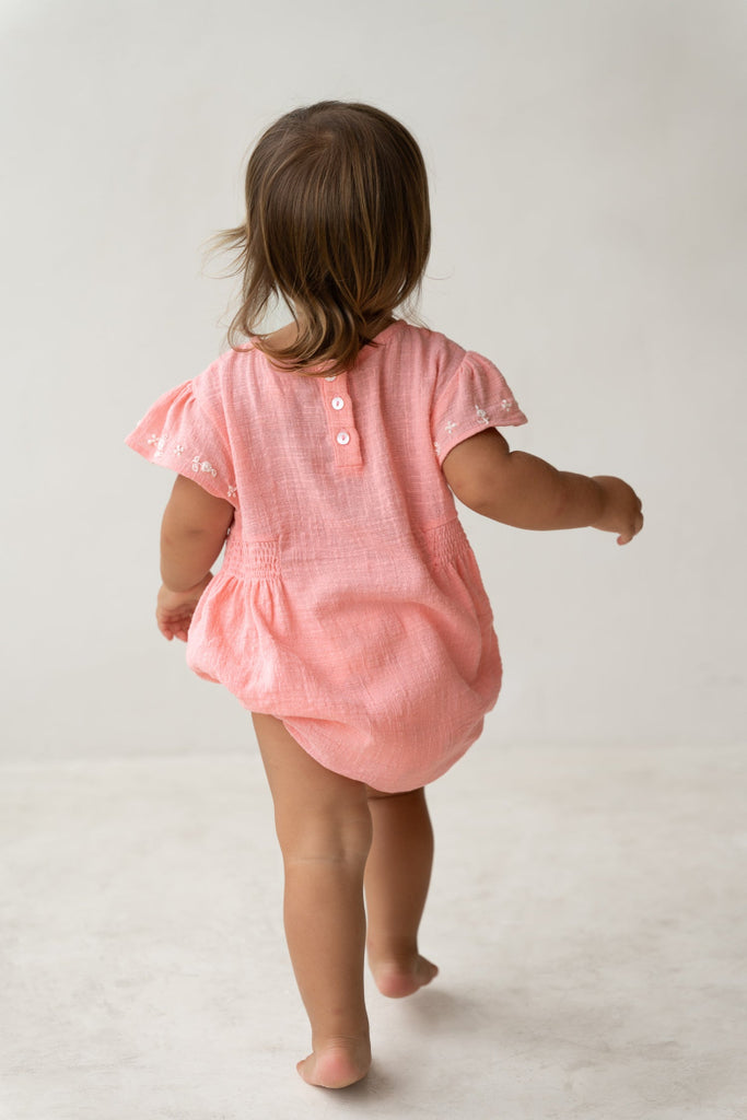 US stockist of Illoura the Label's Coral Blossom Romper