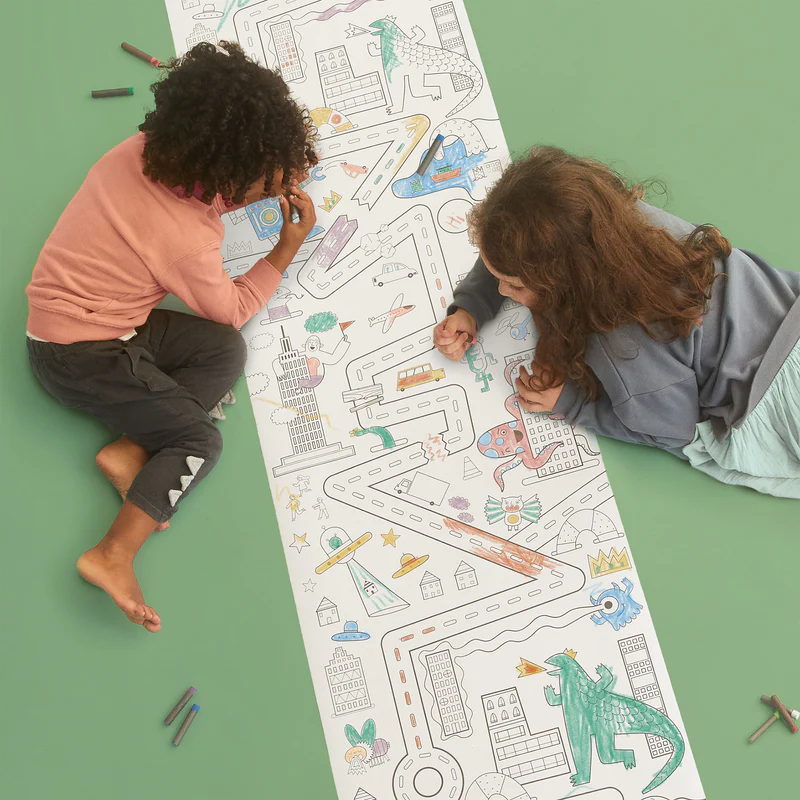 US stockist of Olli Ella's "Monsters Take Over the City" Playpa Paper