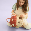 US stockist of Olli Ella's Rattan Red & Cream Mushroom Basket