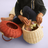 US stockist of Olli Ella's Rattan Red & Cream Mushroom Basket
