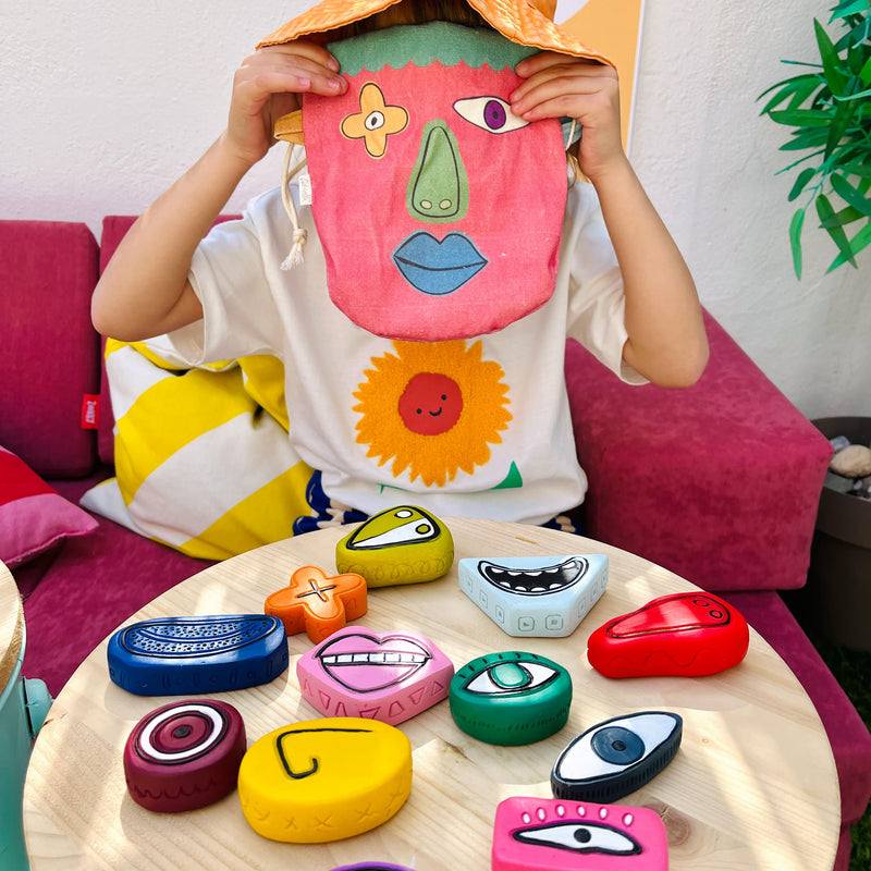 US stockist of Olli Ella's Loopy Lucy Tubbles Funspressions Sensory Stones