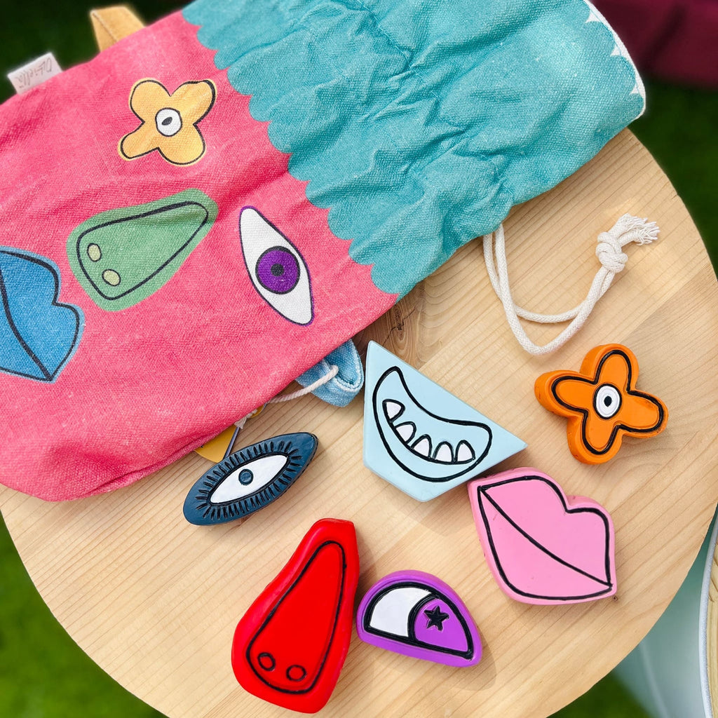 US stockist of Olli Ella's Loopy Lucy Tubbles Funspressions Sensory Stones