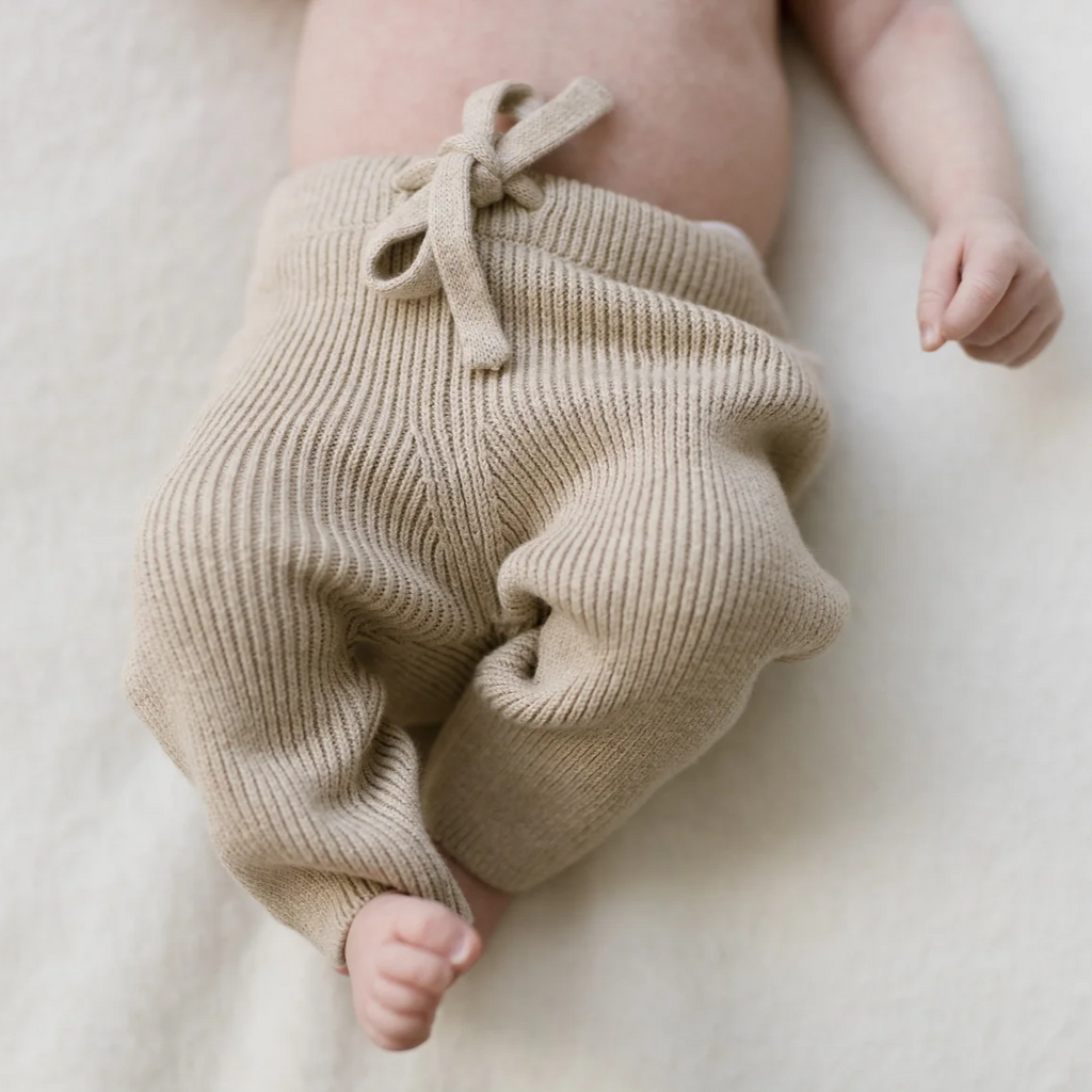 US stockist of Five O'Six' Caramel Knit Leggings