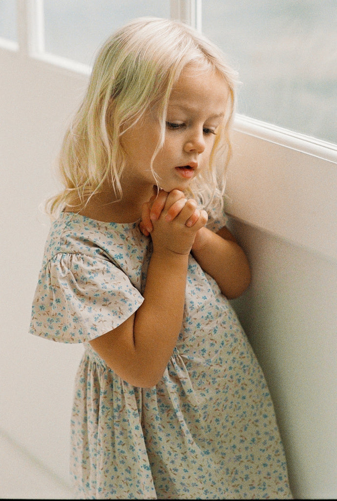 US stockist of Illoura the Label's Indigo Blooms Blossom Dress