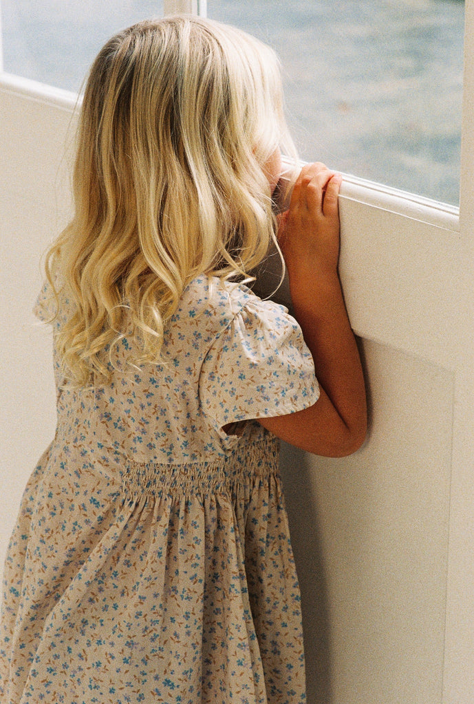 US stockist of Illoura the Label's Indigo Blooms Blossom Dress