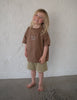US stockist of Illoura the Label's "With Love Tee" in Chocolate
