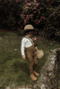 US stockist of Silly Silas' gender neutral, organic cotton footed tights in Acorn Brown.