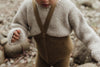US stockist of Silly Silas' gender neutral, Teddy footless tights in Acorn Brown.