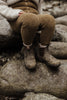 US stockist of Silly Silas' gender neutral, Teddy footless tights in Acorn Brown.