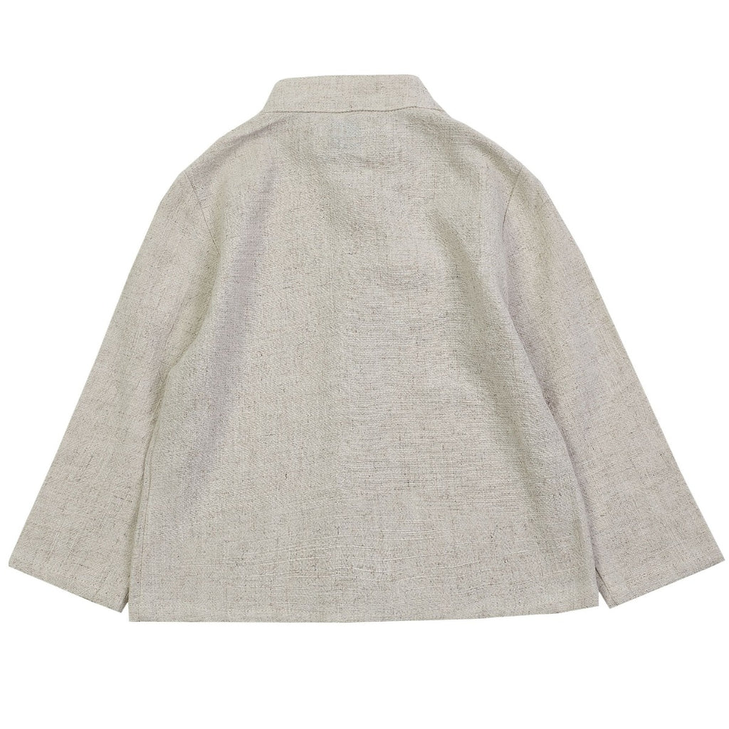 US stockist of Donsje's long sleeve, Jaims Shirt in Natural Melange.