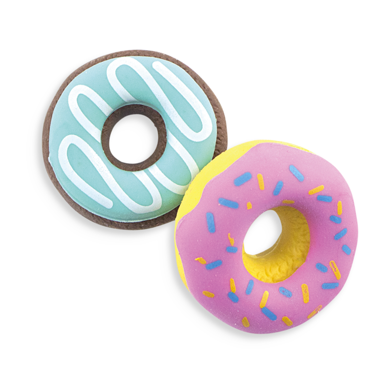 US stockist of Ooly's Dainty Donuts Scented Erasers.  Set of six donut shaped erasers that smell like sweet vanilla.