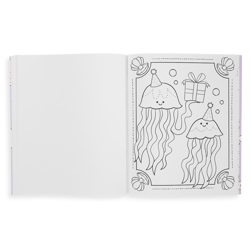 US stockist of Ooly's Outrageous Ocean coloring book.  