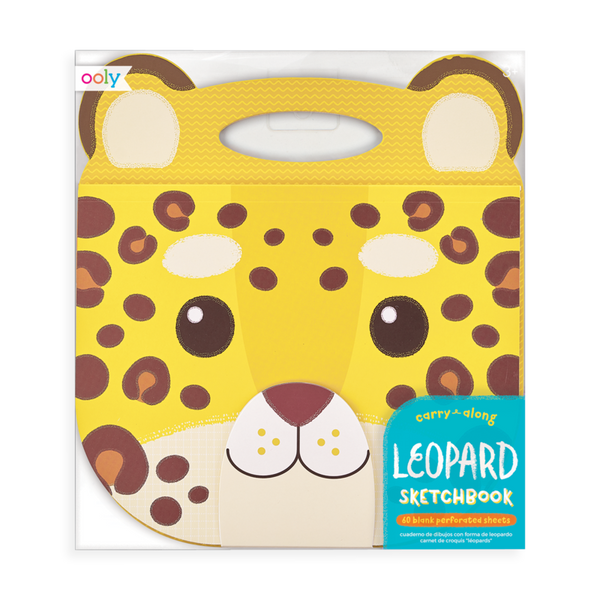 Stockist of Ooly's leopard carry along sketch book.
