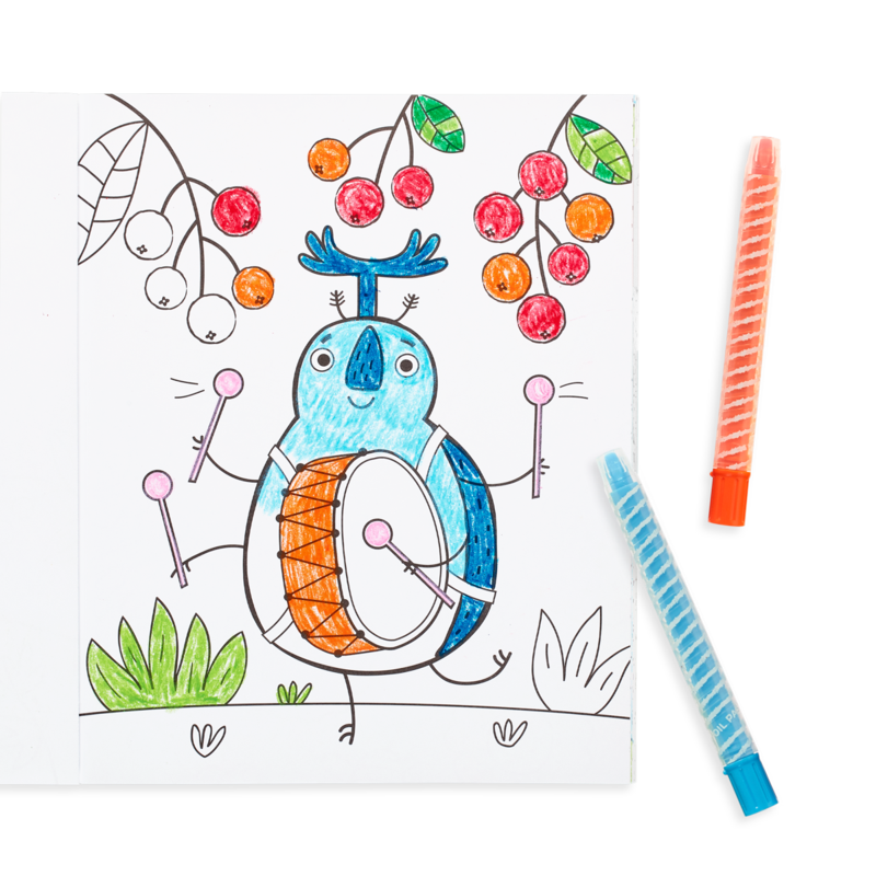 Stockist of Ooly's Busy Bug Buddies coloring book.