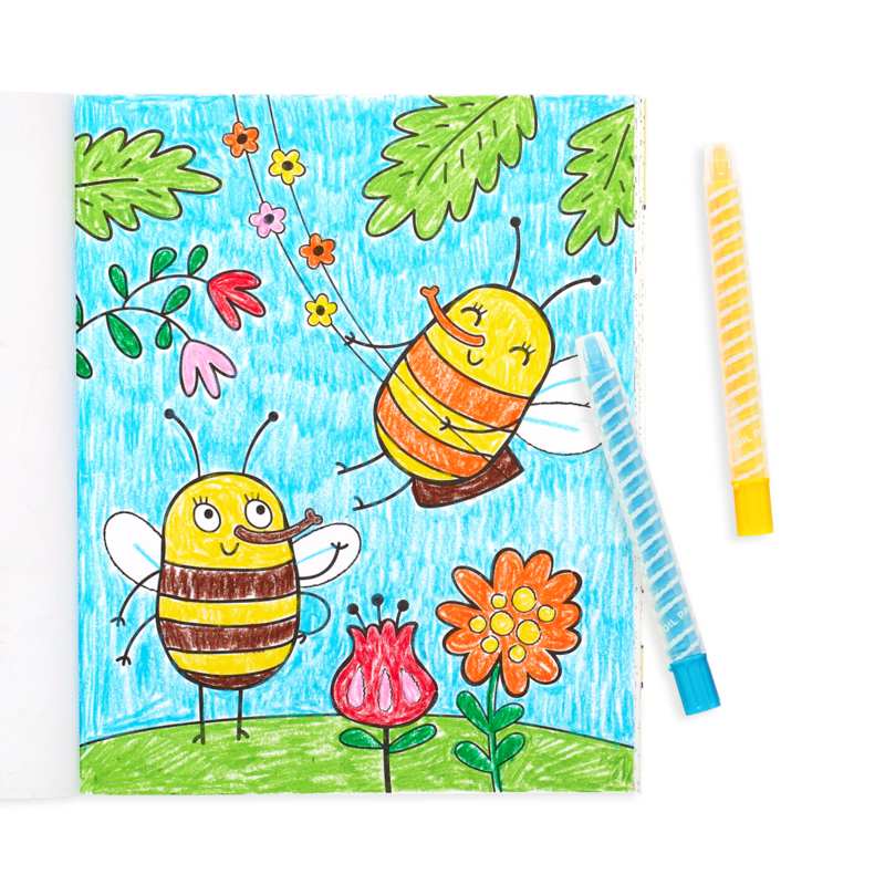 Stockist of Ooly's Busy Bug Buddies coloring book.
