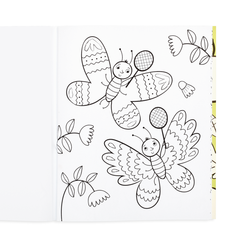 Stockist of Ooly's Busy Bug Buddies coloring book.