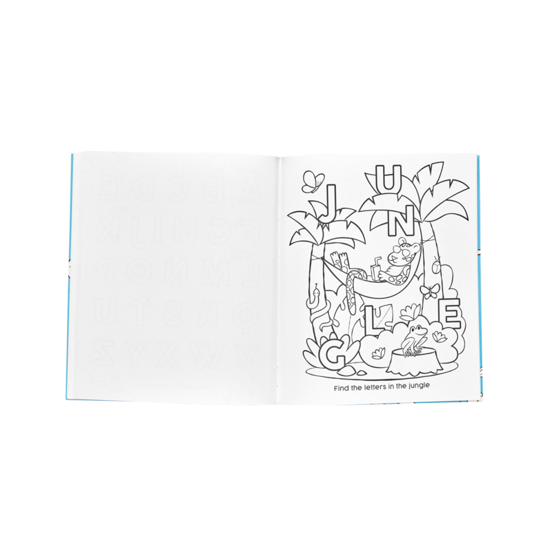 Stockist of Ooly's ABC Amazing Animals Toddler coloring book.