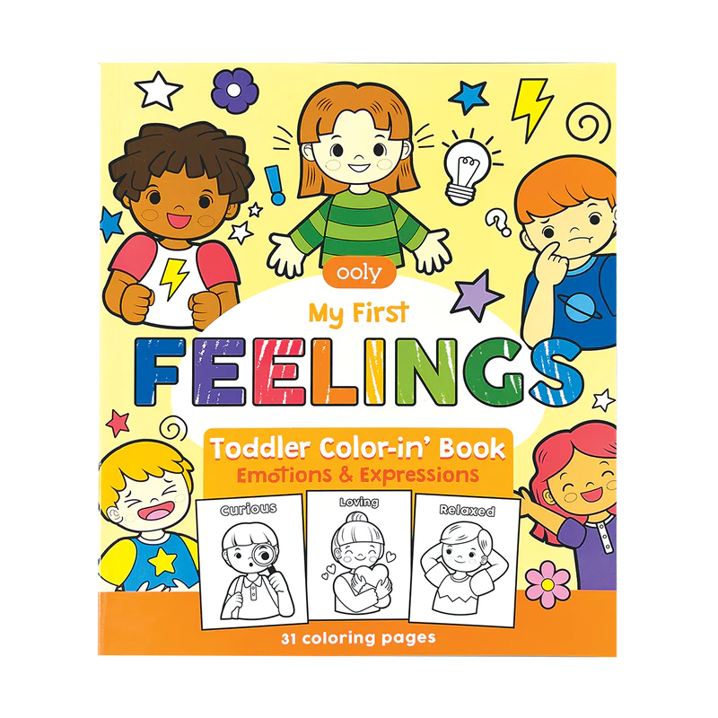 Stockist of Ooly's My First Feelings Toddler Color-in Book