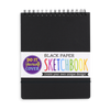 Stockist of Ooly's DIY large black paper sketchbook. Features 75 8x10.5 pages.