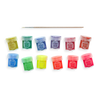Stockist of Ooly's Lil Poster Paint Pods in Neon & Glitter.  Features 6 neon color paints and 6 glitter paints with paint brush.