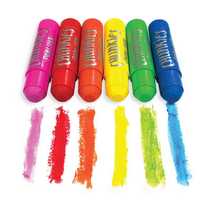 Stockist of Ooly's set of 12 classic Chunkies Paint Sticks.