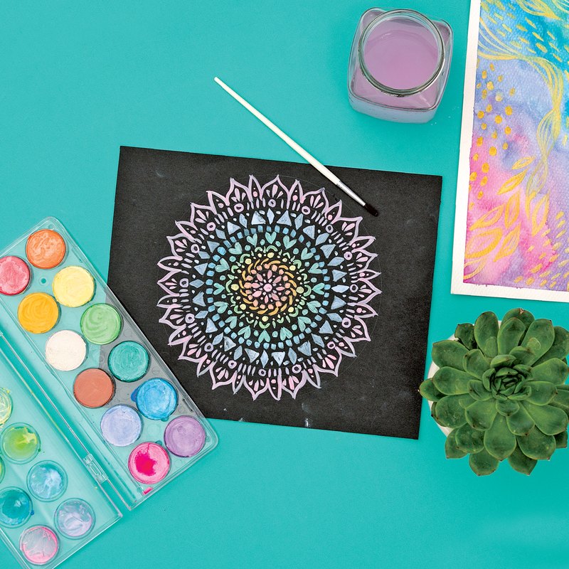 Stockist of Ooly's set of 12 Pearlescent watercolor paints. Comes in handy case with brush.