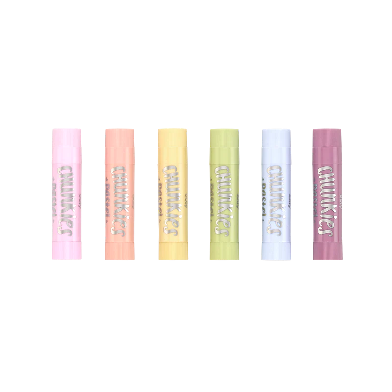 Stockist of Ooly's set of 6 Chunkies Pastel Paint sticks