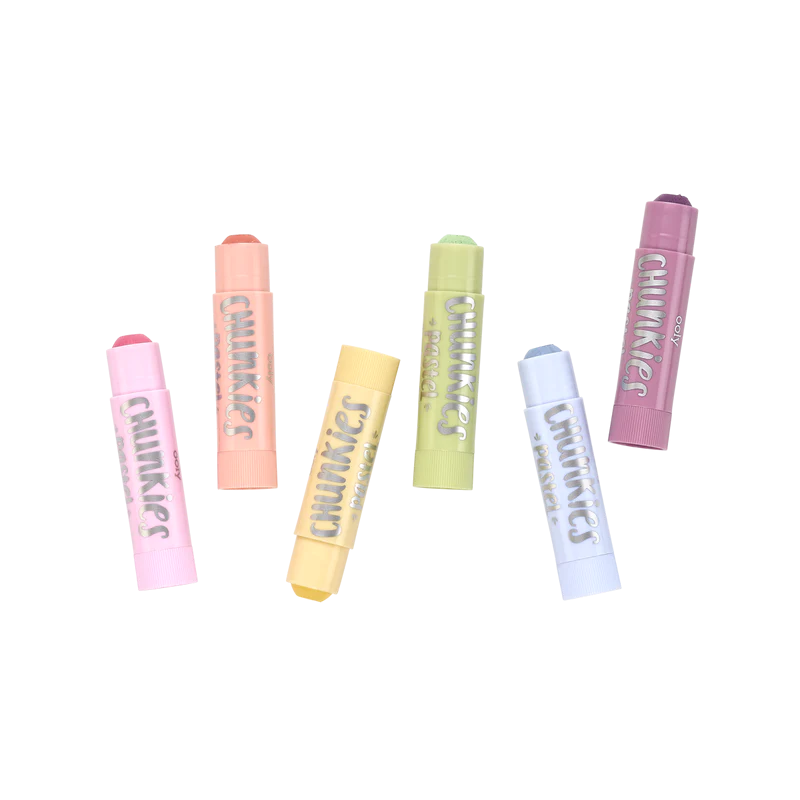 Stockist of Ooly's set of 6 Chunkies Pastel Paint sticks