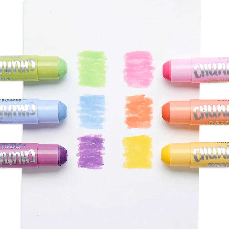 Stockist of Ooly's set of 6 Chunkies Pastel Paint sticks