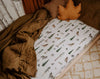 US stockist of Snuggle Hunny Kids Alpha crib sheet