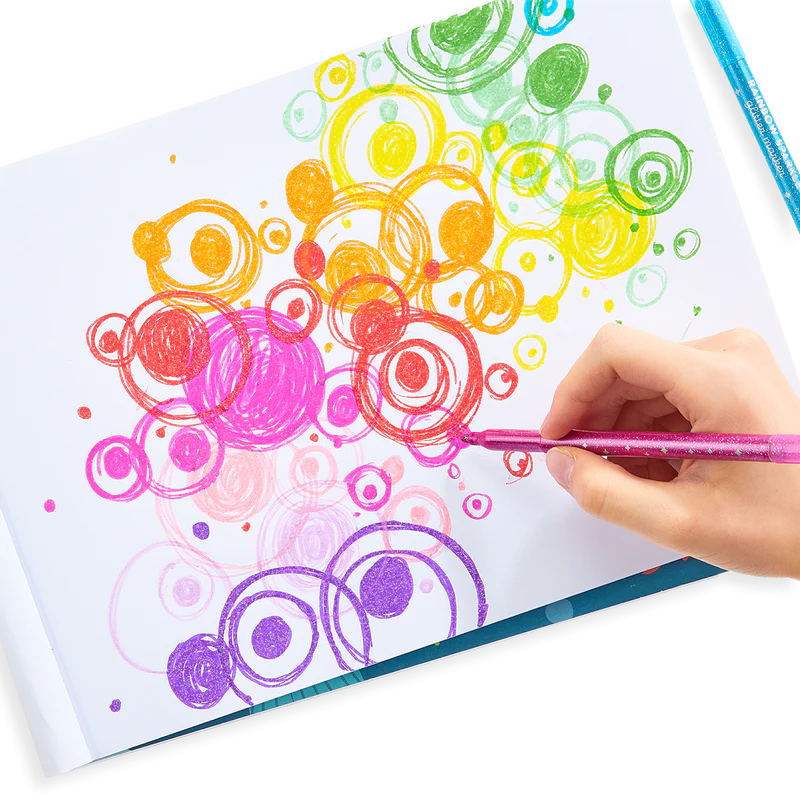 Stockist of Ooly's set of 15 Rainbow Sparkle Glitter Markers