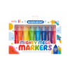 Stockist of Ooly's set of 8 washable Mighty Mega Markers in classic colors.