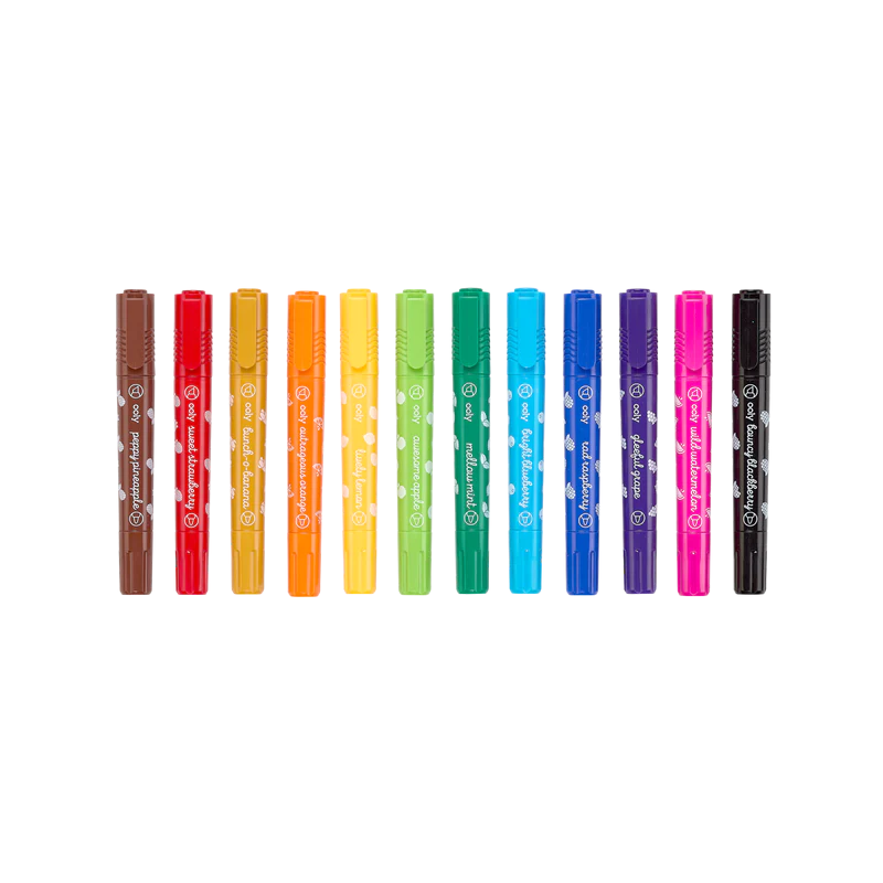 Stockist of Ooly's Double-Ended Scented Markers - Set of 12