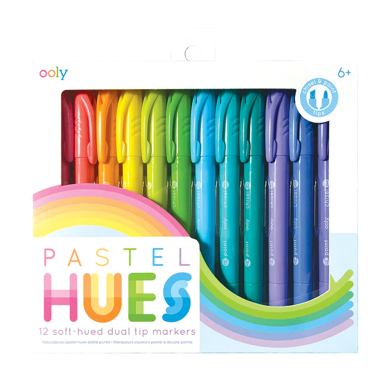 Stockist of Ooly's set of 12 Pastel Hues Markers