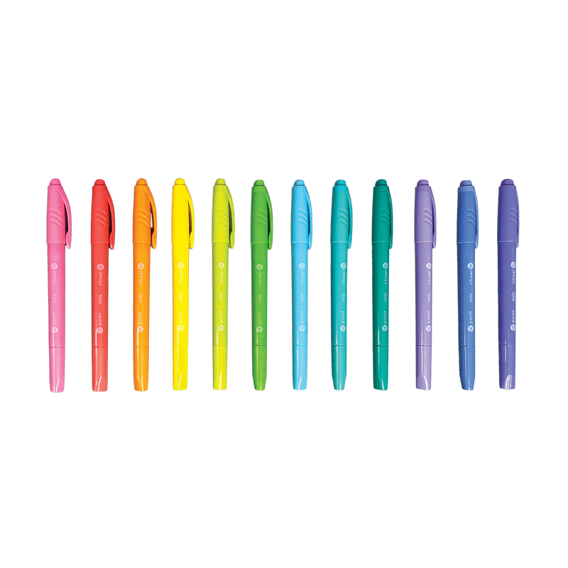 Stockist of Ooly's set of 12 Pastel Hues Markers