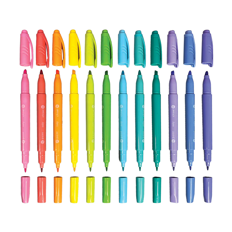 Stockist of Ooly's set of 12 Pastel Hues Markers
