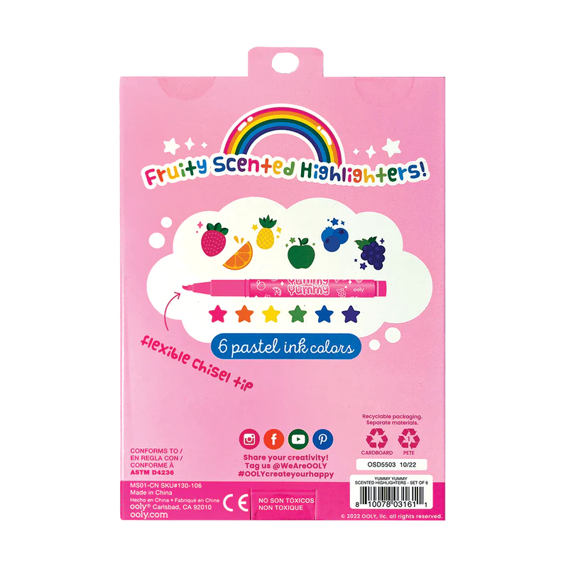 Stockist of Ooly's Yummy Yummy Scented Highlighters