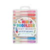 Stockist of Ooly's set of 20 Mini Doodlers Fruity Scented gel pens. Features 10 glitter gel pens, 5 neon gel pens and 5 pastel gel pens.